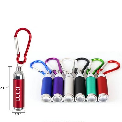 Telescopic LED Flashlight with Carabiner