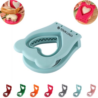 Heart-Shaped Children'S Sandwich Cutter And Sealer