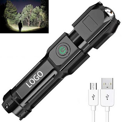 Zoom Led Flashlight Rechargeable