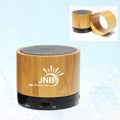 Wireless Speaker with Natural Wooden Sleeve