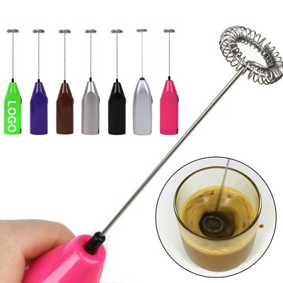 Electric Stainless Steel Handheld Milk Wand Mixer Frother