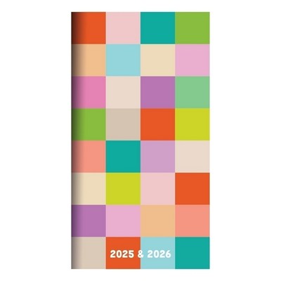 2025-2026 Check Your Colors Small Monthly Pocket Planner