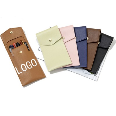 PU Leather Pocket Pen Holder Bag