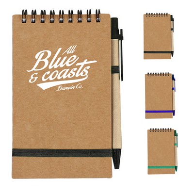 Eco Spiral Notebook with Pen