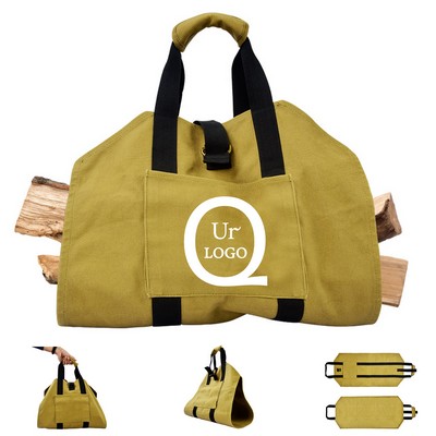 Firewood Storage Tote Bag