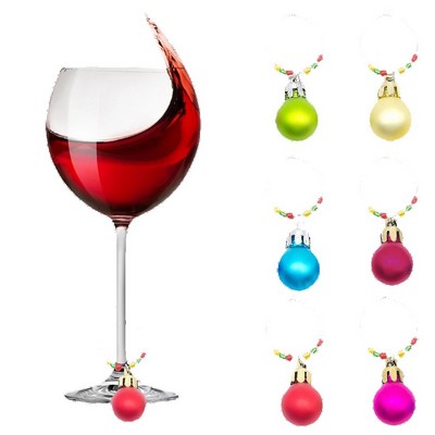 Christmas Wine Glass Charms