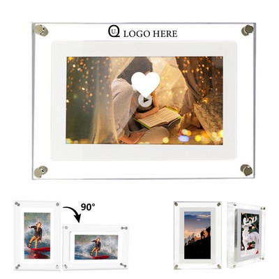 7 Inch Clear Acrylic Digital Photo Frame