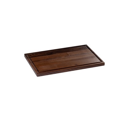 Walnut cutting board with juice groove 16x10-1/2x3/4