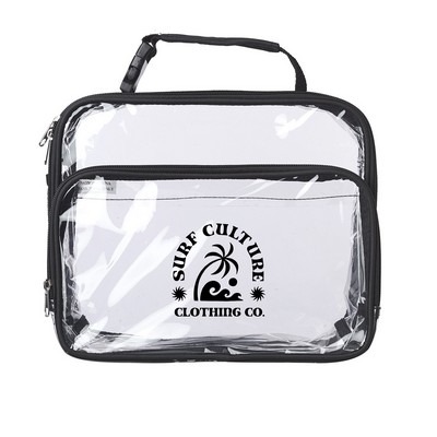 Clear Chow Lunch Box(1 Color Imprint)