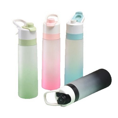 22 Oz 2-in-1 Misting Water Bottle