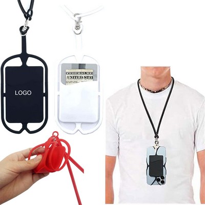 Silicone Lanyard / Phone Holder & Wallet