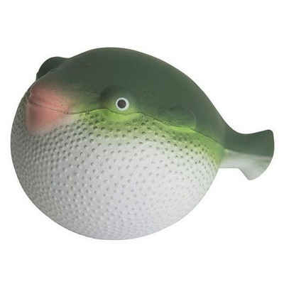 Green Pufferfish Squeeze Toy