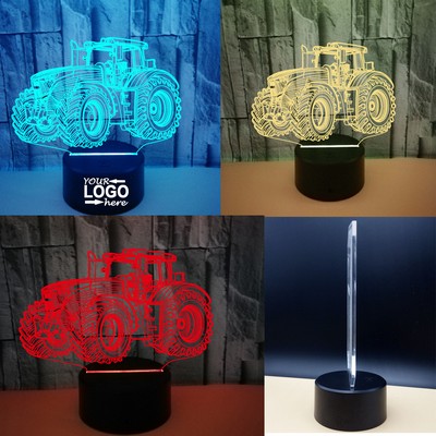 Tractor Colorful 3D Lights LED Touch Night Lights