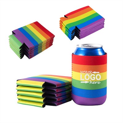 Neoprene Rainbow Can Cooler