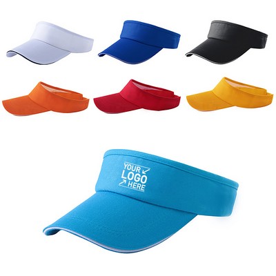 Sports Visor Hats Adjustable Cap