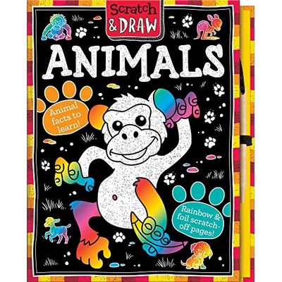 Scratch and Draw Animals - 9781801052467