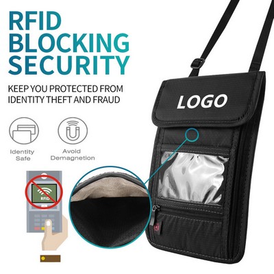 RFID Blocking Slim Travel Wallet