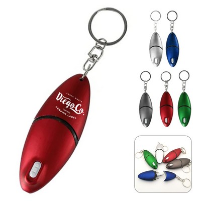 Keychain with Screwdriver & Led Pen