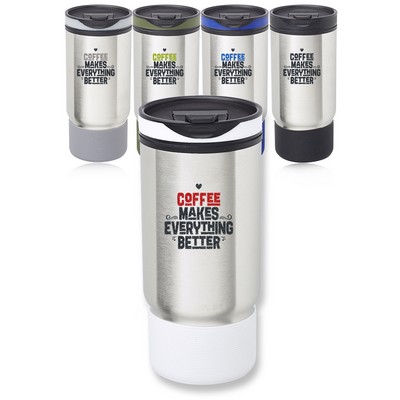 Oxford 17oz. Ribbed Travel Mugs