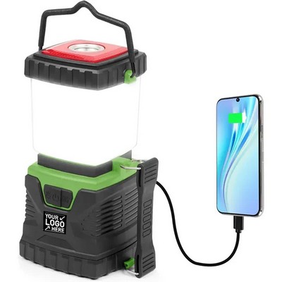 Rechargeable LED Camping Lantern Emergency Power Bank