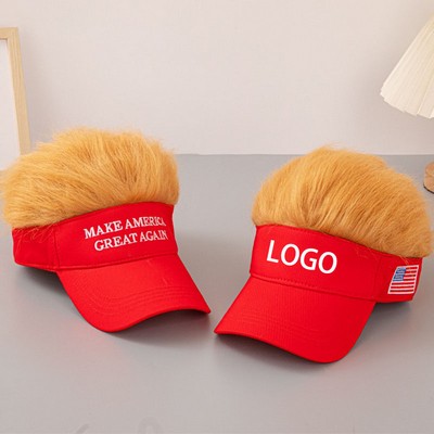 2024 Election Wig Cap Make America Great Again Hat