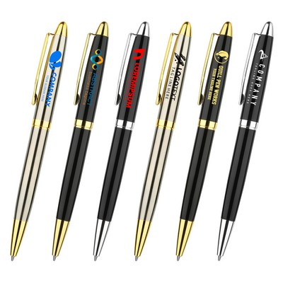 Elegant Metal Twist Ballpoint Pen