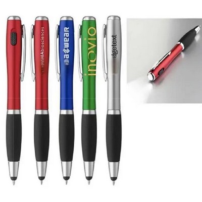 Stylus Pen with LED Flashlight