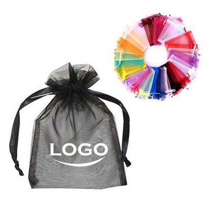 Sheer Drawstring Gift Bags