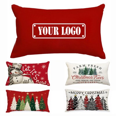 20" x 12" Christmas Throw Pillows