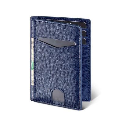 RFID Bifold Wallet-Genuine Leather