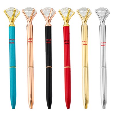 Crystal Diamond Metal Ballpoint Pen