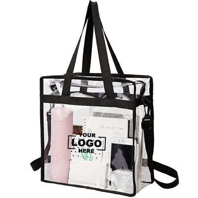 Clear PVC Beach Tote Bag