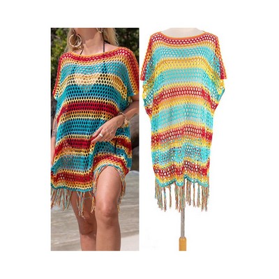 Chic Beach Crochet Coverup