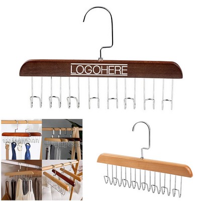 8 Hooks Wooden Hangers