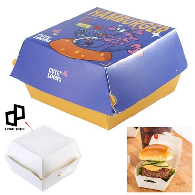 4.13X3.74X2.56Inch Disposable Burger Box