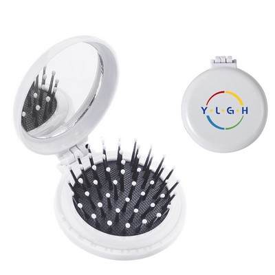 Round Comb Mirror Set