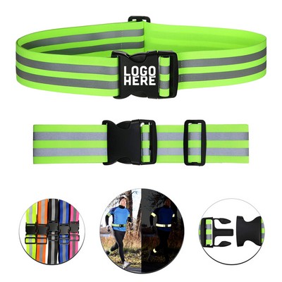 Reflective Elastic Safety Belt