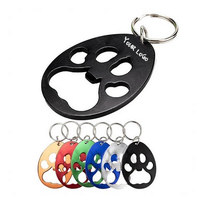 Dog Paw Keychain Bottle Opener