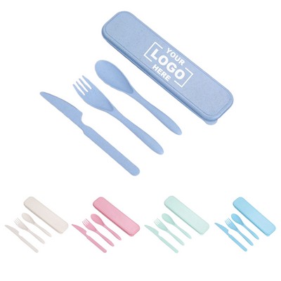 Eco-Friendly Wheat Straw Utensil Set