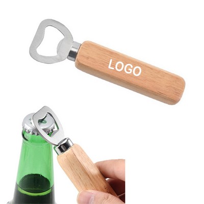 Wooden Handle Bottle Opener