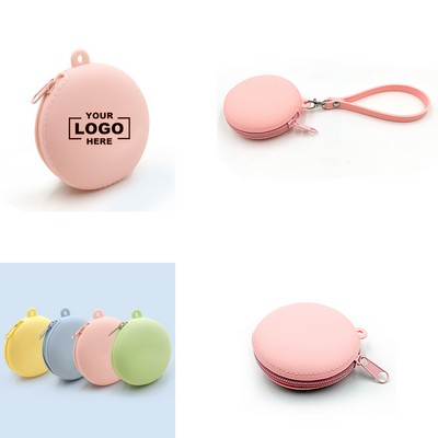 Simple Silicone Zipper Coin Purse