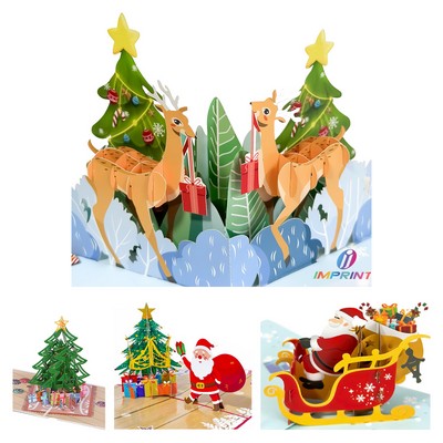 3D Christmas Pop Up Card