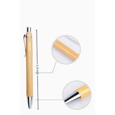 Bamboo tube touch screen pen