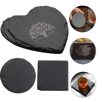 Slate Stone Drink Coasters