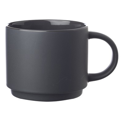 Stackable Ceramic Mugs . 14 oz