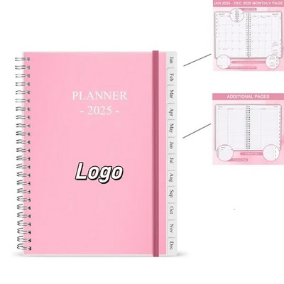 2025 Weekly & Monthly Planner-Calendar Notebook