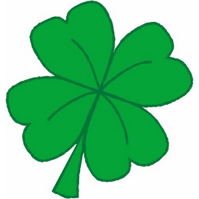 Four Leaf Clover Magnet w/ Full Magnetic Back (3 Square Inch)