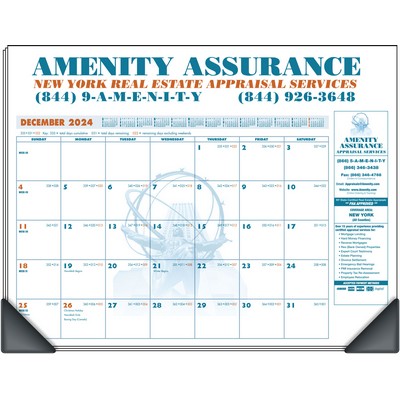 Deskmemorandum 2 Color Custom Color Desk Pad Calendar