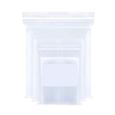 Zip Lock Unprinted Clear Bags 2 Mil. 13"x18"