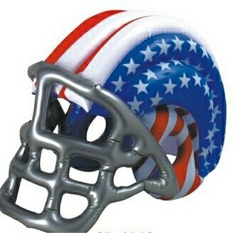 Inflatable Football Helmet w/ Star